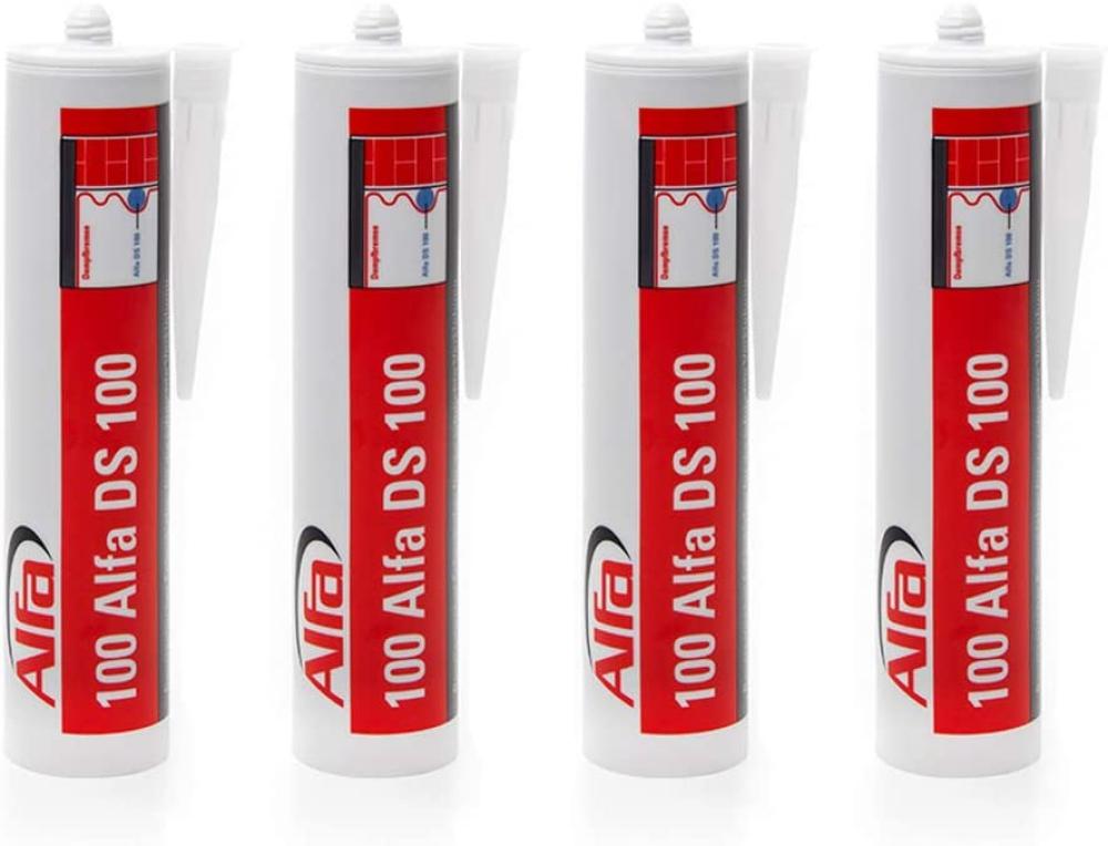 Folienkleber bauelastisch 4x 315g Kartusche Dampfbremsfolien und Fensteranschlussbänder luftdicht Verkleben Spezialklebstoff